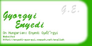 gyorgyi enyedi business card